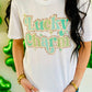 Lucky Charm Leopard Sparkle Tee