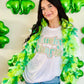 Lucky Charm Leopard Sparkle Tee