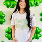 Lucky Charm Leopard Sparkle Tee