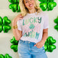 Lucky Charm Preppy Checkered Tee