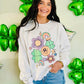 Preppy St. Patrick's Day Collage Sweatshirt