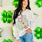 Preppy St. Patrick's Day Collage Sweatshirt