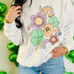 Preppy St. Patrick's Day Collage Sweatshirt