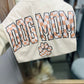 Dog Mom Checkered Paw DTF Tee