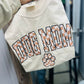 Dog Mom Checkered Paw DTF Tee
