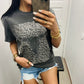 Longhorn Leopard Box Tee
