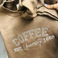 Coffee University Varsity Embroidered Sweatshirt