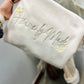 Heavenly Made Cursive Stary Embroidered Sweatshirt