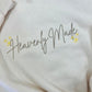 Heavenly Made Cursive Stary Embroidered Sweatshirt