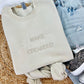 Make Heaven Crowded Embroidered Sweatshirt