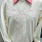 Pink Cursive Bride Bow Sweatshirt