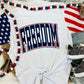 Freedom Varsity Curve Double Puff-Glitter Combo