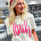 Teach Double Puff Glitter Combo Tee