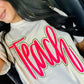 Teach Double Puff Glitter Combo Tee