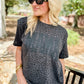 Mama Varsity Puff / Glitter Double Leopard