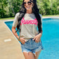 Brunette Barbie Leopard Puff Tee