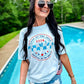 Land Of The Free Checkered America Tee