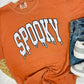 Drippy Distressed Spooky Varsity DTF Tee