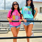 Rainbow Preppy Mascot Custom Offset Tee