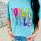 Rainbow Preppy Mascot Custom Offset Tee