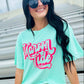 Custom Retro Hollow Shadow Puff Tee