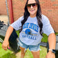 Custom Mascot Varsity Football Helmet DTF Tee