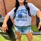 Custom Mascot Varsity Football Helmet DTF Tee