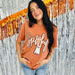 Spooky Ghost Double Puff-Glitter Tee
