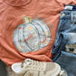 Happy Fall Floral Pumpkin DTF Tee