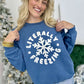 Literally Freezing Snowflake Puff Sweatshirt