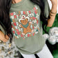 Howdy Christmas Gingerbread Man DTF Tee