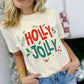 Holly Jolly Simple Circle DTF Tee