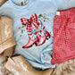 Cherry Boots Western DTF Tee