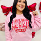 Loved Brush Stroke Bible Verse DTF Sweatshirt