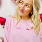 You Are So Loved Bow's Embroidered Sweatshirt