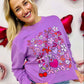 Valentine's Leopard Collage DTF Sweatshirt