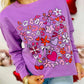 Valentine's Leopard Collage DTF Sweatshirt