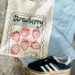 Strawberry Post Stamp DTF Tee