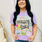 Amazing Grace Floral Hymn Paper DTF Tee