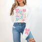 Bunny And Bow Collage DTF Sweatshirt