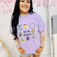 He Is Risen Easter Trinkets DTF Tee
