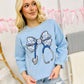 Blue Chino Stethoscope Bow DTF Sweatshirt