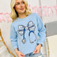 Blue Chino Stethoscope Bow DTF T Shirt