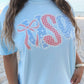 USA Lace Trim Patriotic DTF Graphic