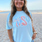 USA Lace Trim Patriotic DTF Graphic