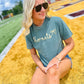 Custom Tiny Bow Puff Graphic Tee