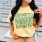 Custom Mascot Attack Font DTF Graphic Tee
