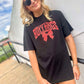 Custom Bow Let's go Mascot Graphic Tee
