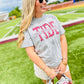 Custom Checkered Wave DTF Graphic Tee