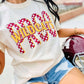 Custom Checkered Wave DTF Graphic Tee